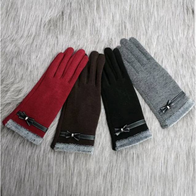 WINTER GLOVES PITA WOMAN VELVET IMPORT SARUNG TANGAN MUSIM DINGIN