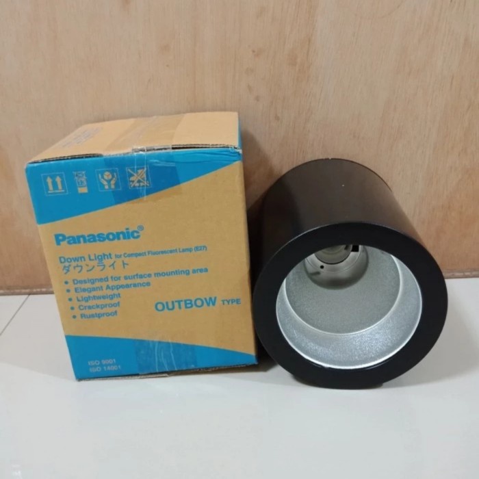 [GJ] downlight outbow E27 panasonic lampu tempel outdoor indoor panasonic