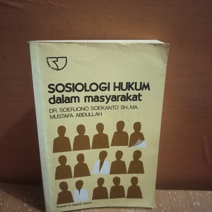 original sosiologi hukum dalam masyarakat Dr Soerjono Soekanto
