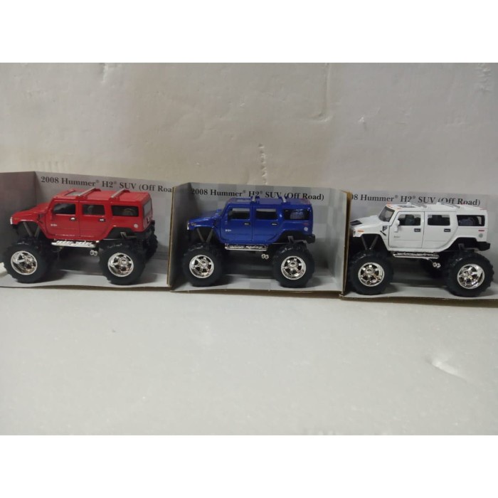 Mainan Toys Anak Kado diecast kinsmart miniataur mobil hummer truck  HUMMER Ulang Tahun Import Murah