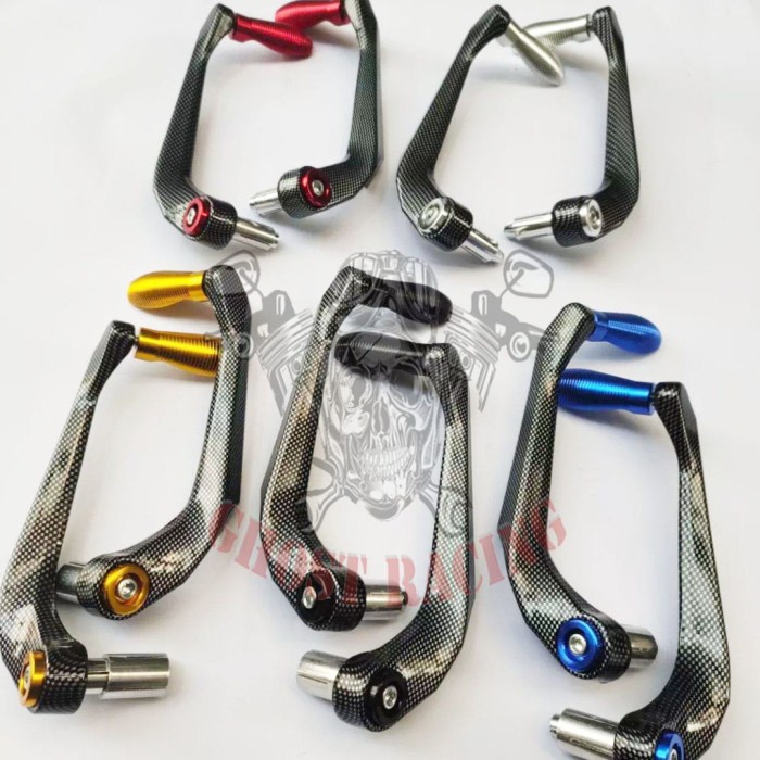 proguard handguard karbon universal semua motor beat vario mio dll - HITAM ROBOT