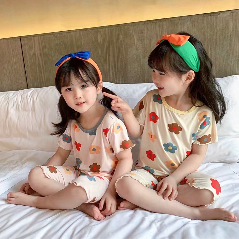 SweetyBayi Piyama setelan anak perempuan Baju tidur piyama anak Piyama anak karakter