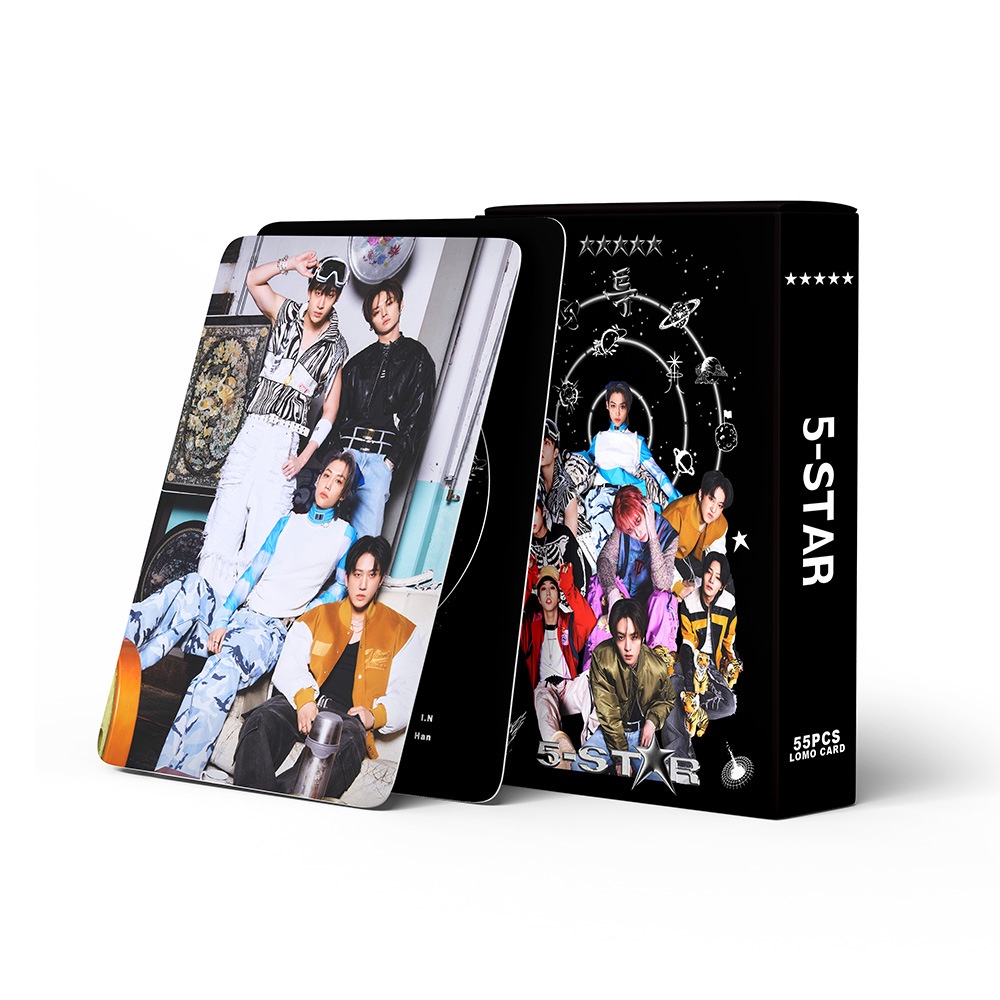 55pcs/box STRAY KIDS 5-STAR 3rd Album Photocards S-Class Kartu Lomo Straykids Kpop Postcards