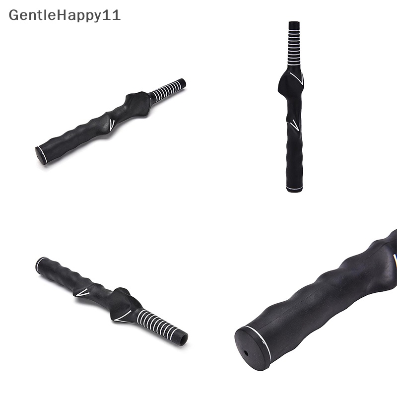 Gentlehappy Golf ball Club Swing Training Grip Alat Bantu Latihan golfers Tangan Kanan Karet id