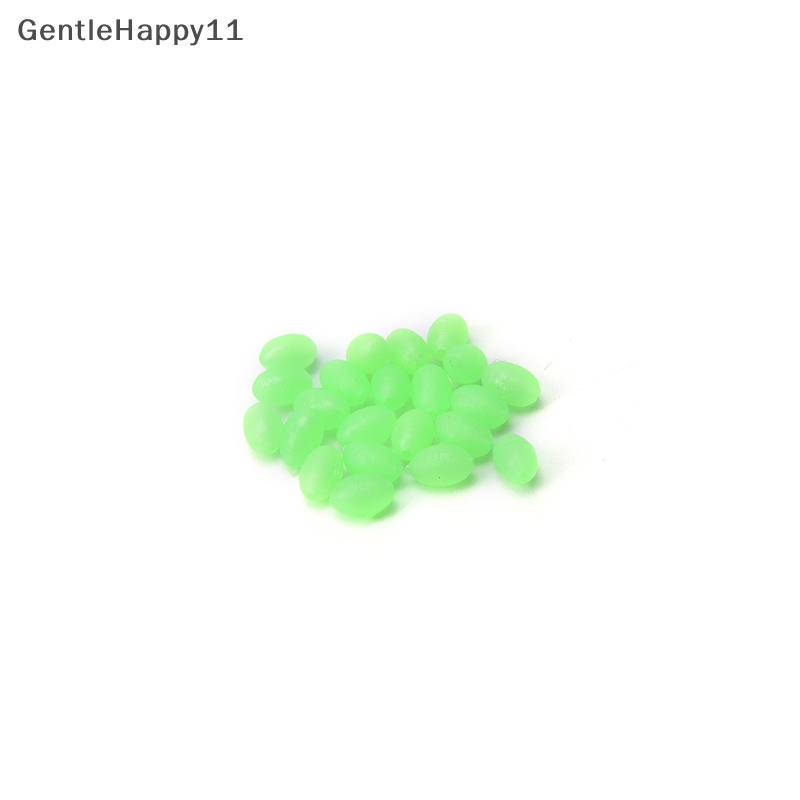 Gentlehappy 100X Glow Beads Rigs Membuat Manik-Manik Memancing Bercahaya Lembut Berbentuk Oval 5mm/8mm/10mm id