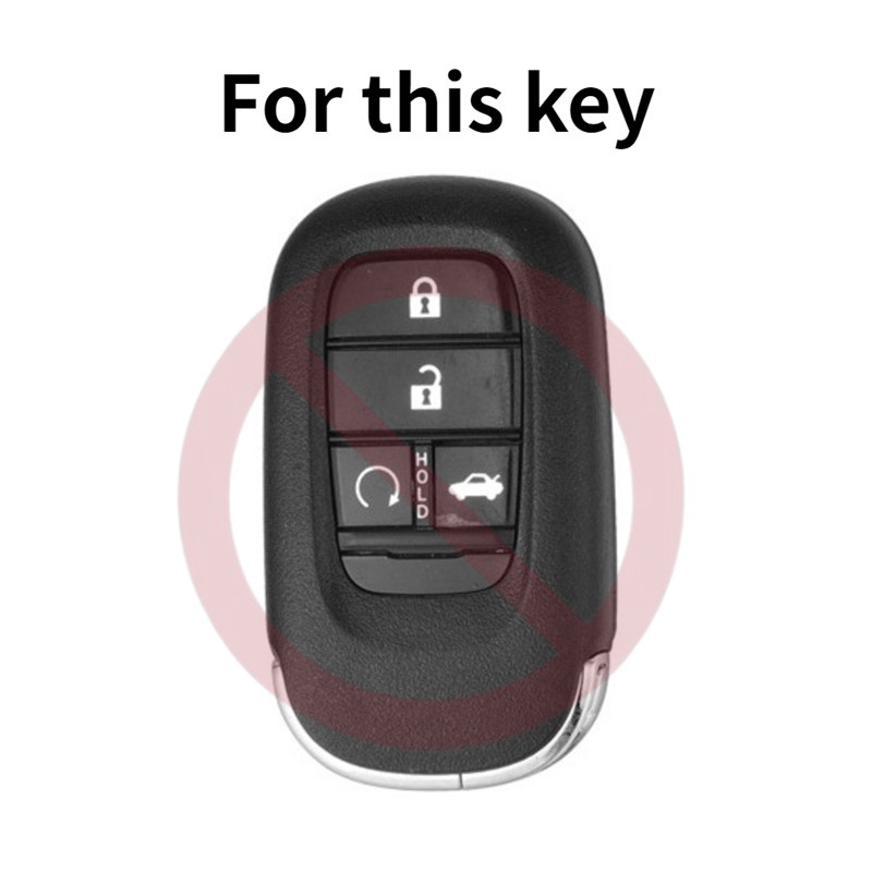 Kasus Kunci Kulit Penutup Jarak Jauh Mobil Gantungan Untuk Honda Civic 2022 Cangkang Pelindung Car Remote Key Case