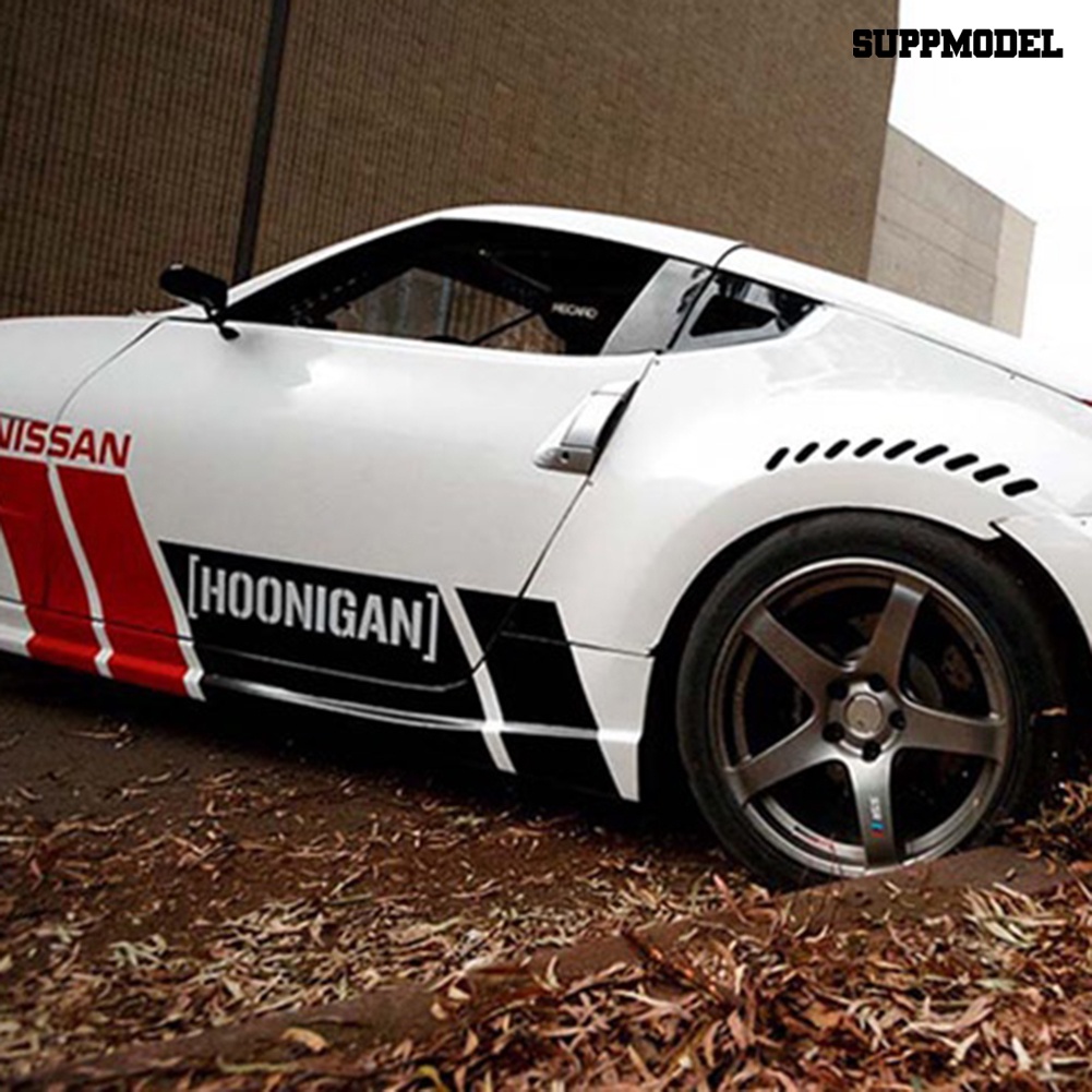 [SM Auto] Hoonigan Print Mobil Jendela Pintu Decals Self-Adhesive Racing Reflektif Stiker
