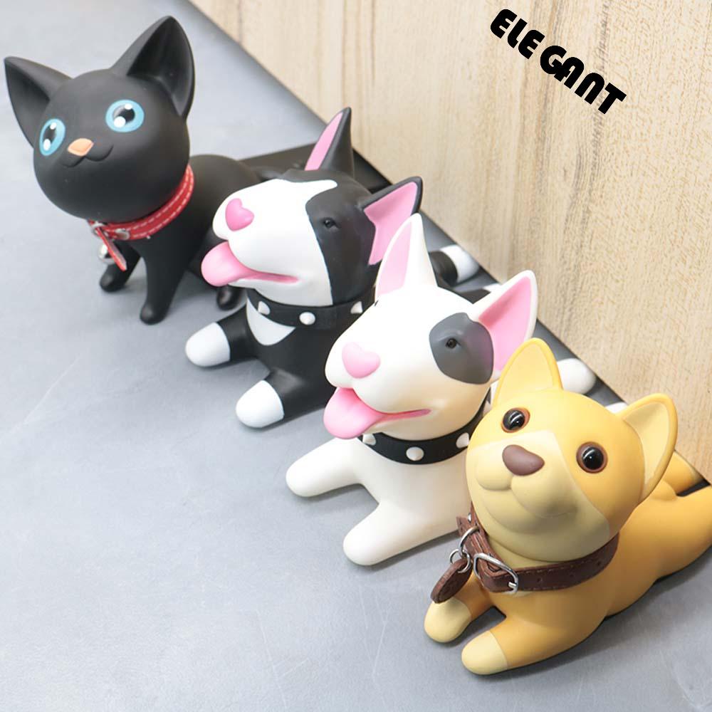 [Elegan] Door Stopper Hewan Lucu Perlengkapan Kamar Tidur Non Punching Security Self Adhesive Door Wedge