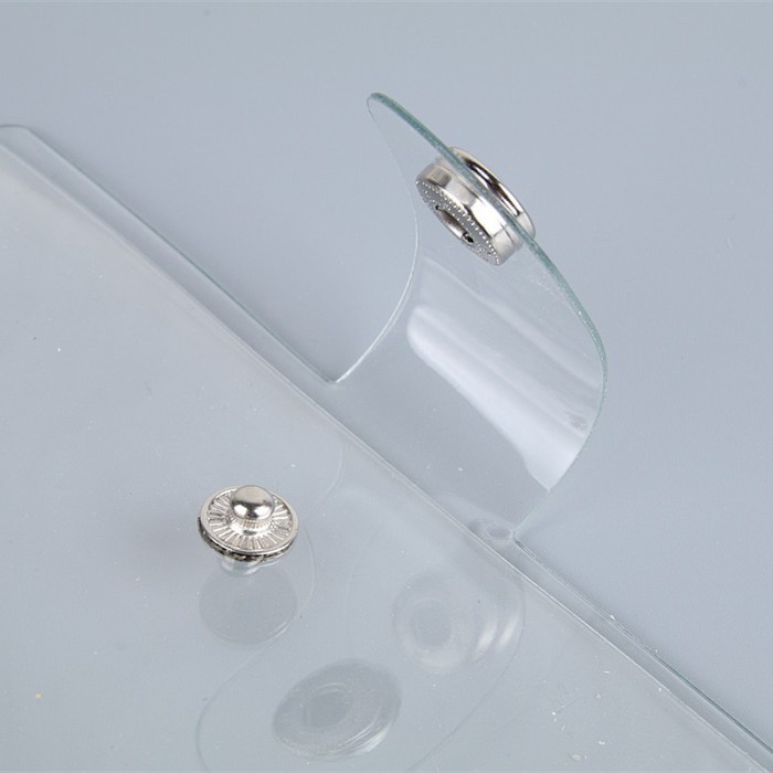 Bunga Daisy Transparan PVC Daun Longgar Ring Binder Notebook Planner Diary Cover A5/A6/A7