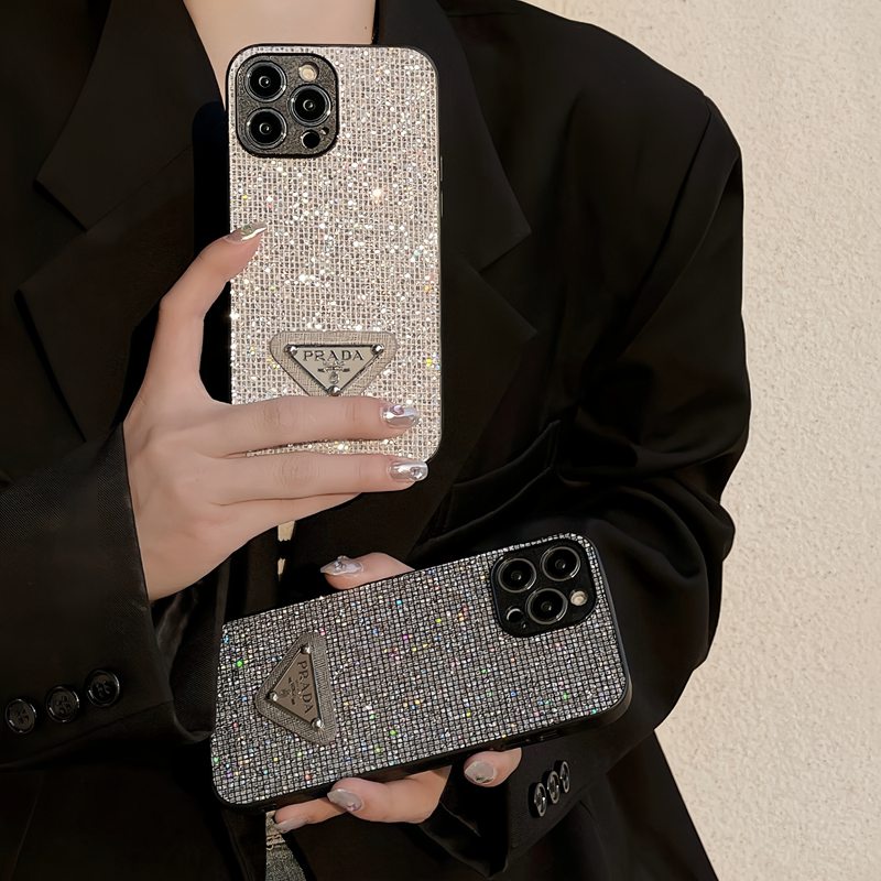 Luxury Classical Bling Bling Sparkly Phone Case for IPhone 6S 7 8 Plus XR XS Max 11 13 12 14 PRO Max 14 Plus Couple Phone Case for Women Girl Man Men