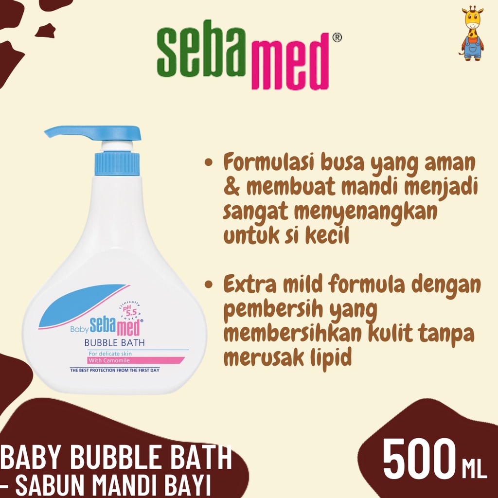 SEBAMED BABY Bubble Bath 500ml - Sabun Mandi