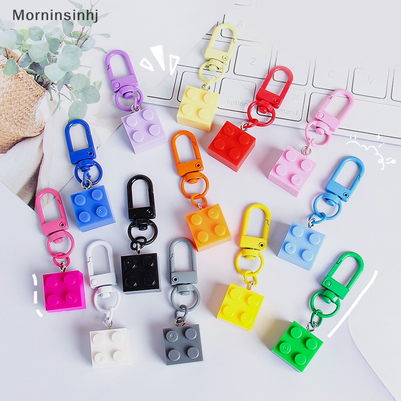 Mornin Bata Bangunan Gantungan Kunci Keyring Aksesoris Untuk Pasangan Persahabatan Wanita Dan Pria Aksesoris Keyring Gift id