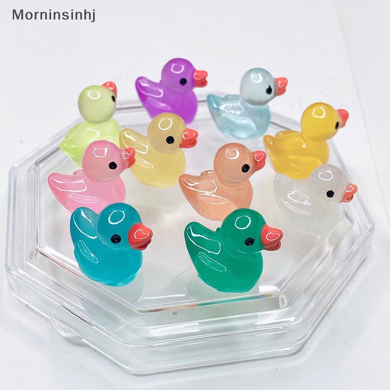 Mornin 10 Pcs Noctilucent Bebek Botol Es Dekorasi Kreatif Figure Ornamen Miniatur Kerajinan DIY Aksesoris id