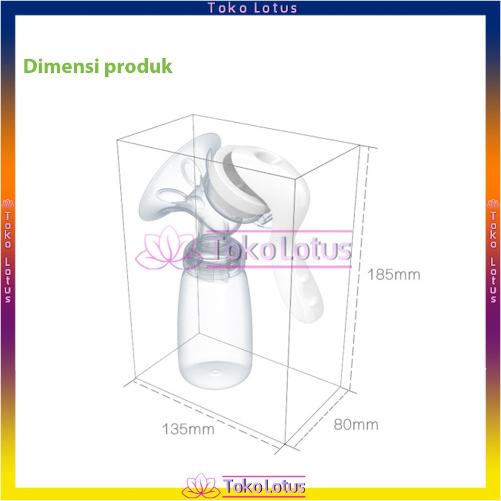 Pompa asi Manual Qiutee berkualitas BPA Free Manual BOX or NO BOX [Bisa Bayar Ditempat]