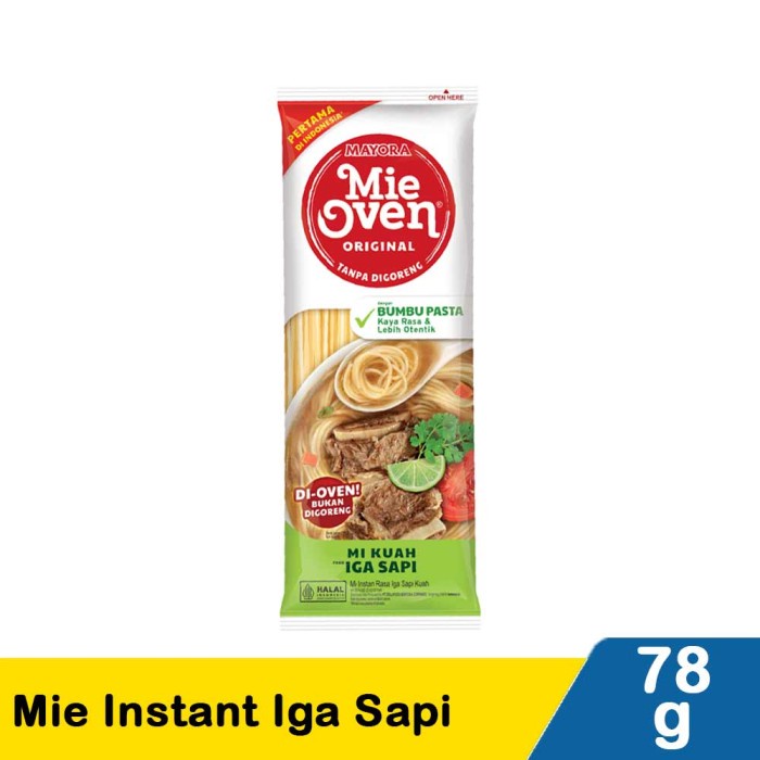 

Mi Oven Mayora - Kuah Iga Sapi, 71 gr