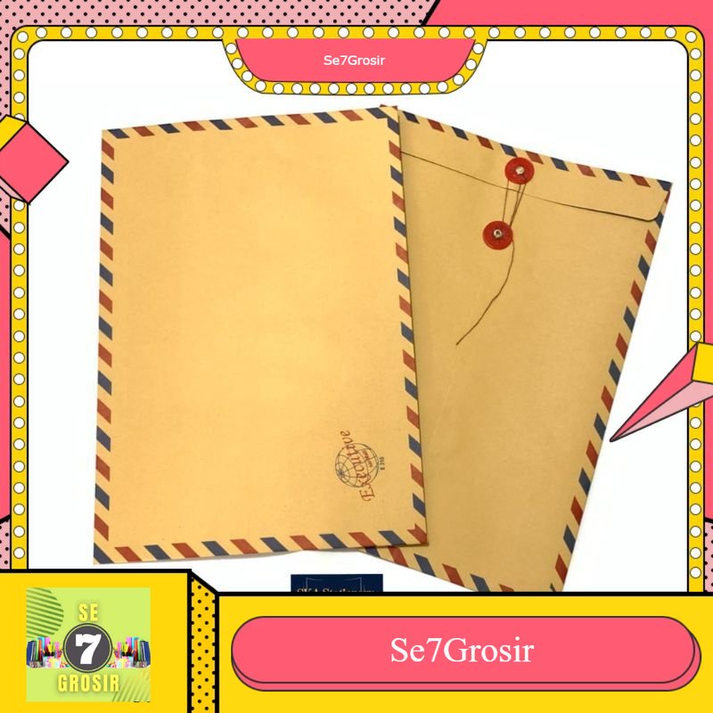 

AMPLOP COKLAT AIR MAIL TALI 310 EXECUTIVE (ISI 10 PCS)