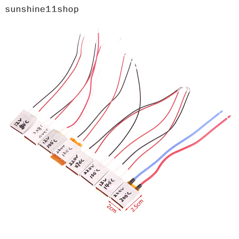 Elemen SHO Heag 12V /5V /24V /220V PTC Heag Plate Heater Suhu Konstan N