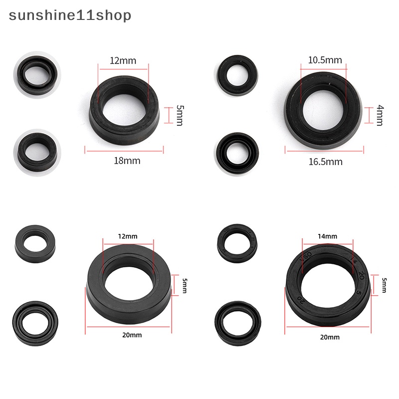 Sho 1pc Karet Oil Seal Seal Air Untuk Aksesoris Mesin Cuci Mobil N