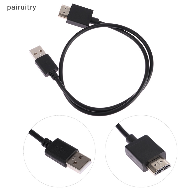 Kabel Convertor PRT 0.5M USB To HDMI-compatible, Qaoquda 1.5FT USB 2.0 Male To HDMI-compatible Male Charger Cable PRT