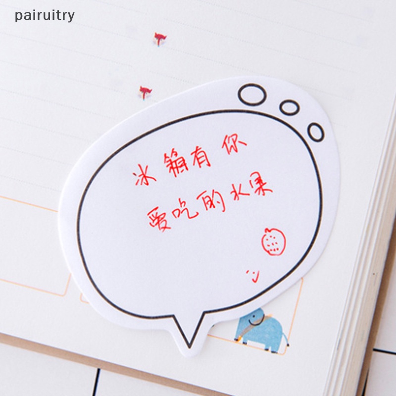 Prt 30lembar Putih Minimalis Beda Bentuk Diaue Sticky Notes Self-Stick Self Adhesive Memo Pads Untuk Siswa Rumah Kantor Perlengkapan Sekolah PRT