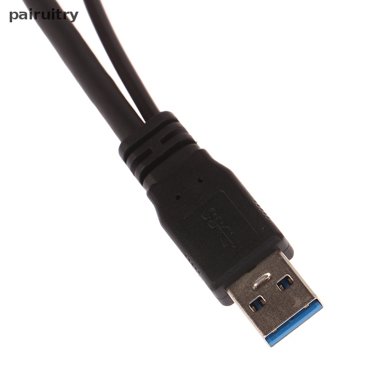 Prt Kabel Listrik Spliter Y Inovatif Dan Praktis Cord Extension USB 3.0 A 1pria Ke2Wanita Data Hub Power Adapter PRT