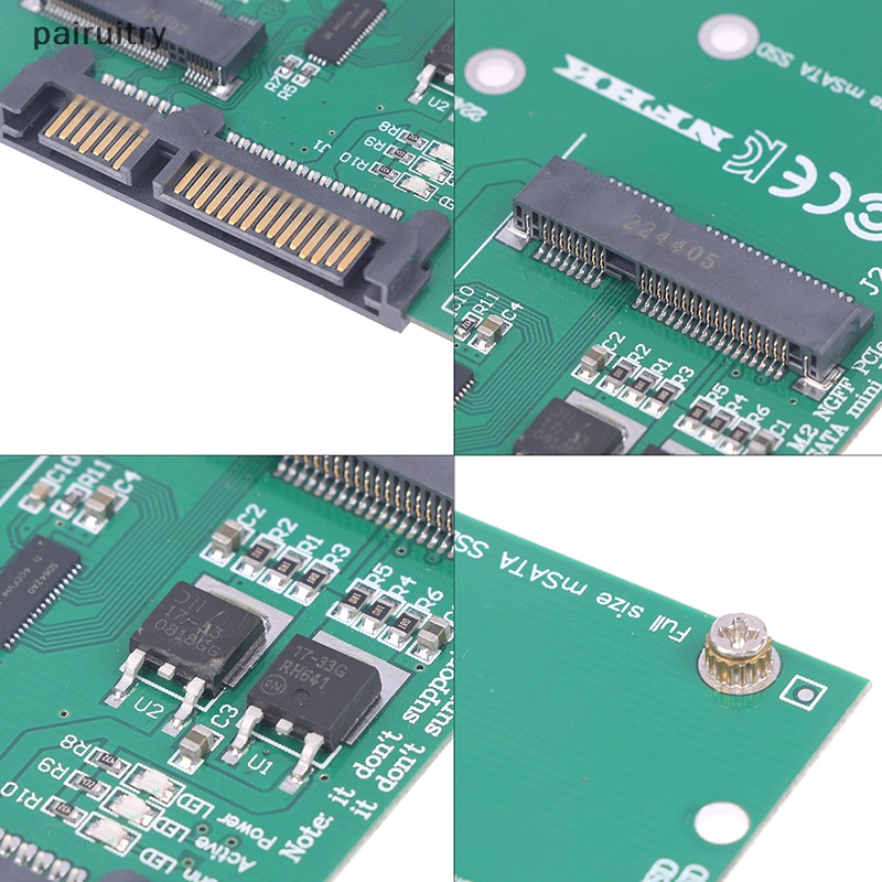 Adaptor PRT mSATA SATA M.2 NGFF m2 adapter 2.5 SATA converter Untuk mSATA+M.2 NGFF PRT