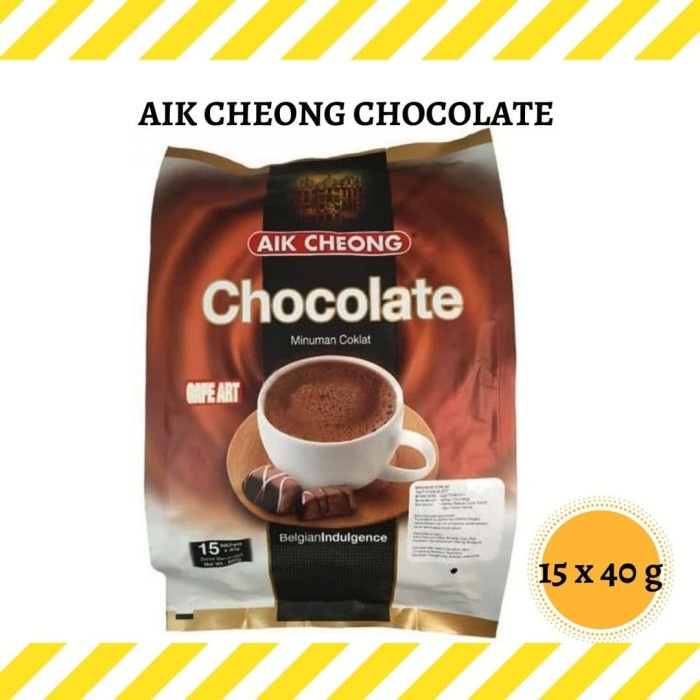 

Promo Terjangkau AIK CHEONG Hot Chocolate / Minuman Coklat Malaysia Aik Cheong 600 gr