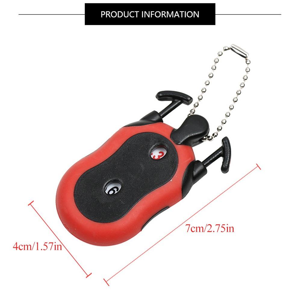 Lanfy Golf Score Counter Easy Pressing Yellow/Red/Blue Double Dial Golf Aksesoris Counter Dua Orang Scoring Golf Scoring