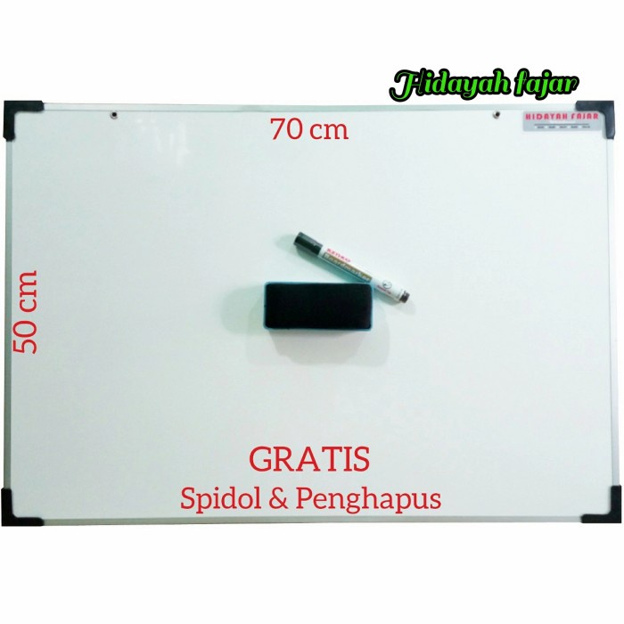 

papan tulis - spidol white board - penghapus white board - WHITE BOARD