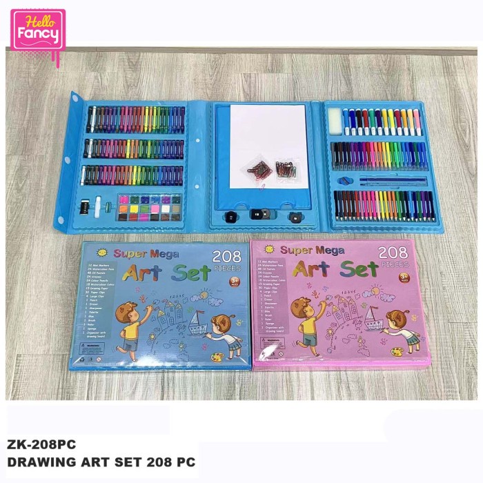

Drawing Art Set Crayon Alat Tulis Melukis 208Pcs / Crayon Set