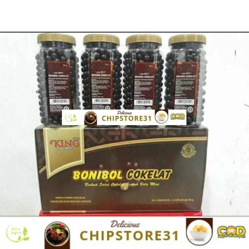 

New D'king Bonibol Pertoples (Coklat, Combi, Pelangi, Balado)