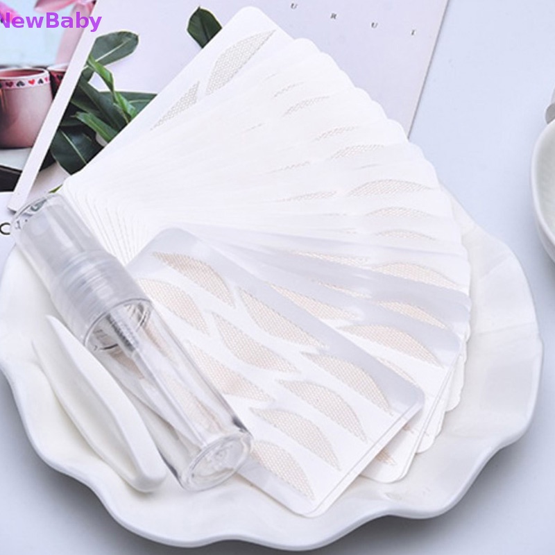 Newbaby 120pcs Natural Eye-Lift Mesh-Lace Invisible Stiker Kelopak Mata Dua Lipat ID