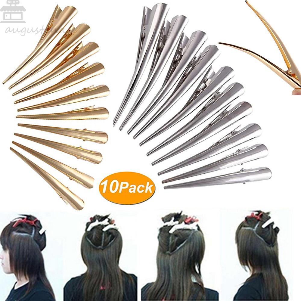 Agustinina Jepit Rambut Salon Profesional Anti Selip Untuk Hairdressing Alligator Clips