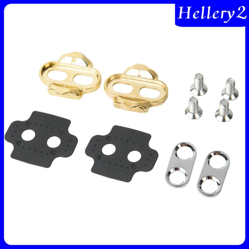 [Hellery2] Set Pengunci Cleat Sepatu Sepeda Cleat Stabil Pedal Locking Untuk Indoor Outdoor