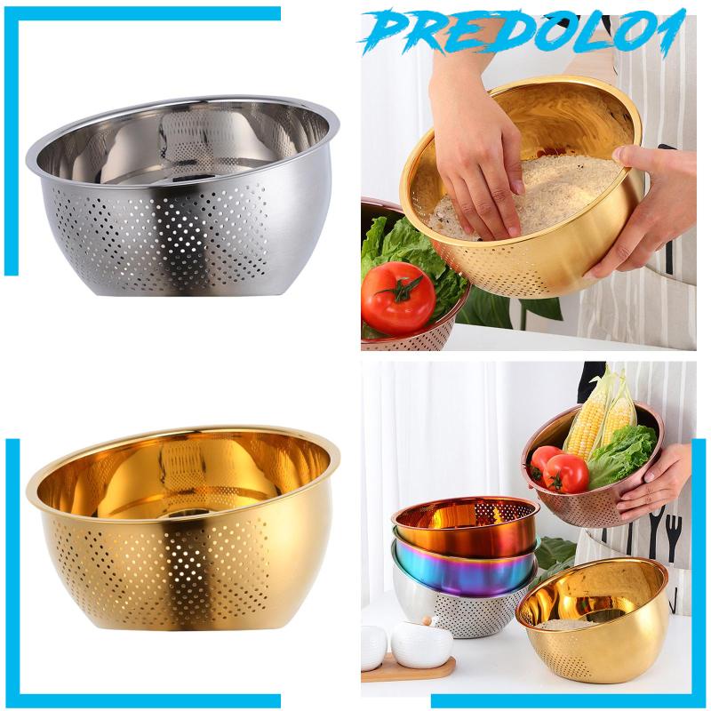 [Predolo1] Keranjang Saringan Beras Cuci Buah Sayur Drain Basket Drain Alat Dapur