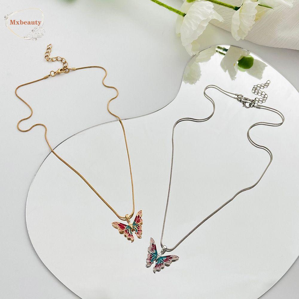 Mxbeauty Kalung Wanita Mewah Manis Kreatif Elegan Fashion Perhiasan Retro Gaya Korea Choker