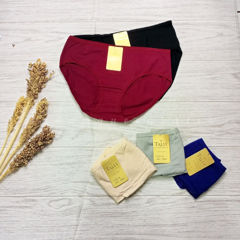 TALLY CD CELANA DALAM 3003 | BAHAN KATUN MODAL | BAHAN LEMBUT | SIZE M - XL |