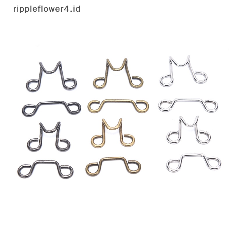 {rippleflower4.id} 1set DIY Invisible Adjust Button Metal Jeans Waist Removable Buckle Waist Button~