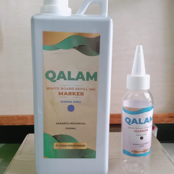 

Tinta Spidol Whiteboard 1 liter warna biru refill tinta spidol