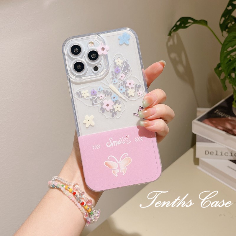 Untuk Huawei Y7A Y9s Nova9 7 7i 7se 6se 5T 4e 3i Y9 Prime2019 Honor 8x Angel Eye Butterfly Flower Casing Ponsel