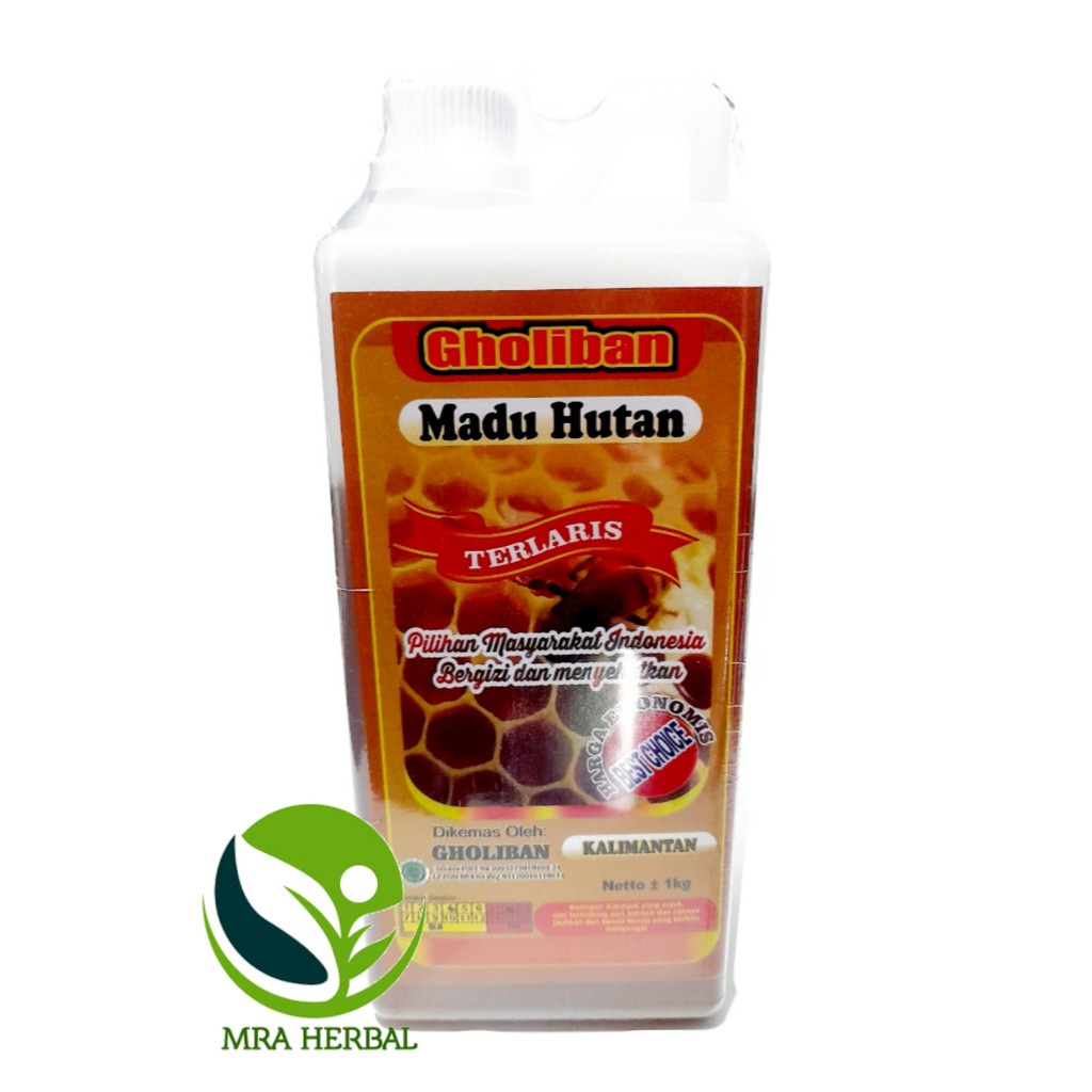 

Madu Hutan Kalimantan Gholiban Plus Bee Pollen Dan Royal Jelly 1Kg / 1 kg EMBOOST