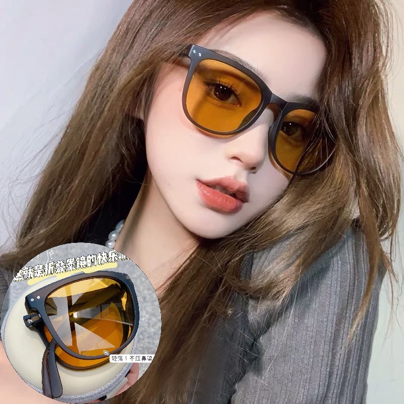 Wanita Musim Panas Kacamata Lipat Klasik Portabel Bingkai Persegi Fashion Merek Eyewear Vintage Retro Lady Riding Eyeglasses UV400