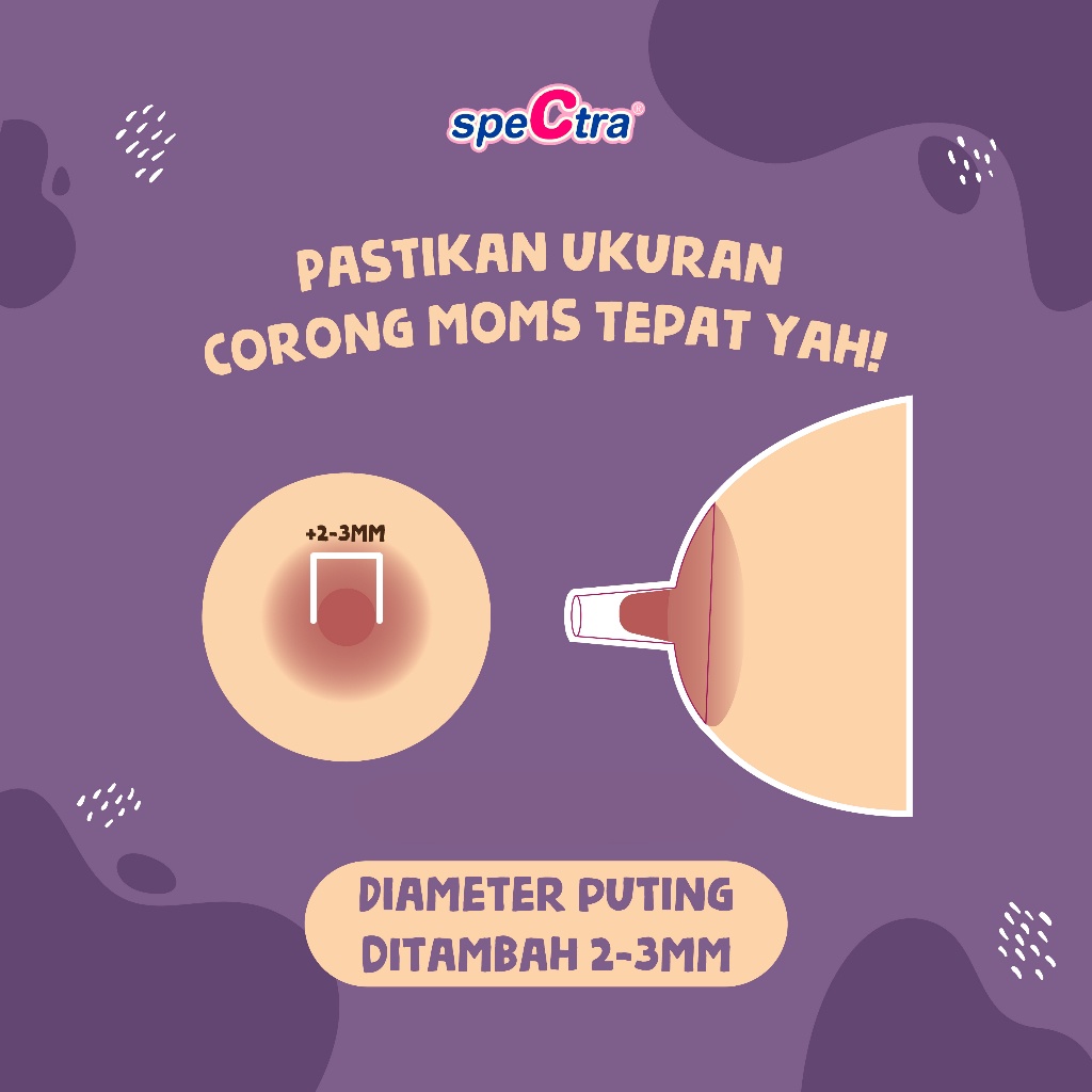 Sparepats Spectra Botol Susu PP 160ml , Valve , Backflow , Selang