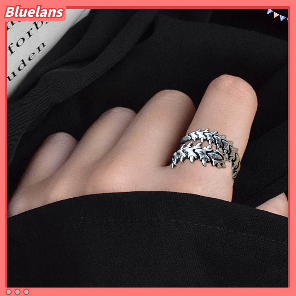 [BLS] Punk Adjustable Alloy Pria Cincin Chine Pasangan Pembukaan Cincin Perhiasan Aksesoris