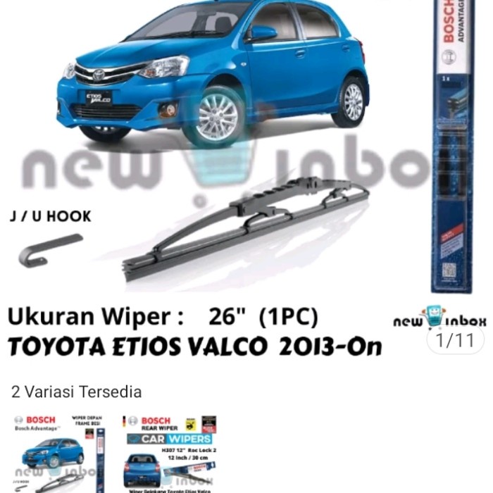 wiper bosch advantage Toyota Etios Valco