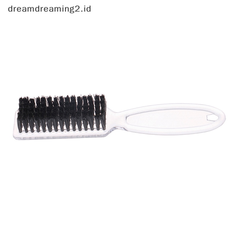 (drea) Sikat Pembersih Rambut Gagang Plastik Hairdressing Lembut Barber Neck Hair Comb Tools //