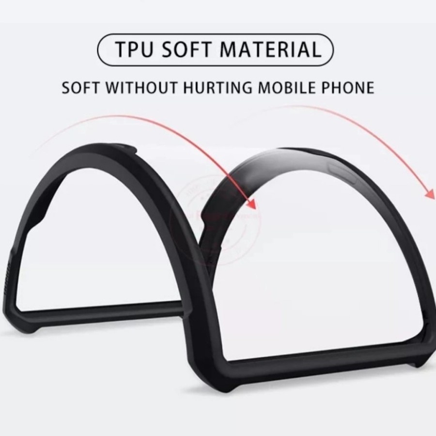 S/P- CASE COVER Casing Xiaomi Redmi Note 12 4G Hardcase Shockproof Transparant Protect Camera