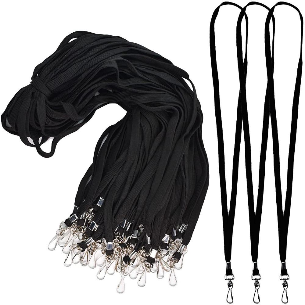 Nanas 50Pcs Gantungan Kunci Wanita Portabel Tahan Lama Lanyard Dapat Diputar Gesper
