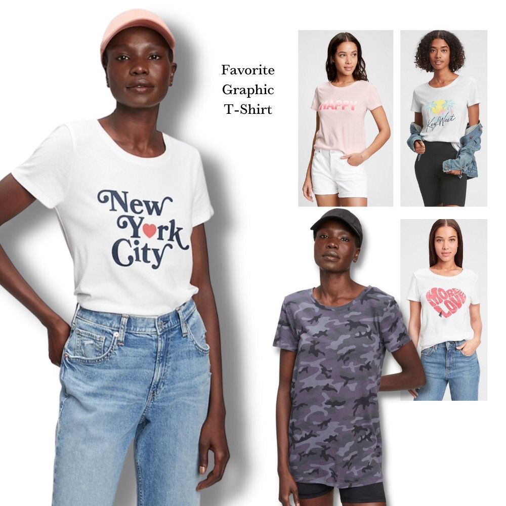 Atasan Kaos WanIta Lengan pendek (GPT307 GRAPHIC TEE)