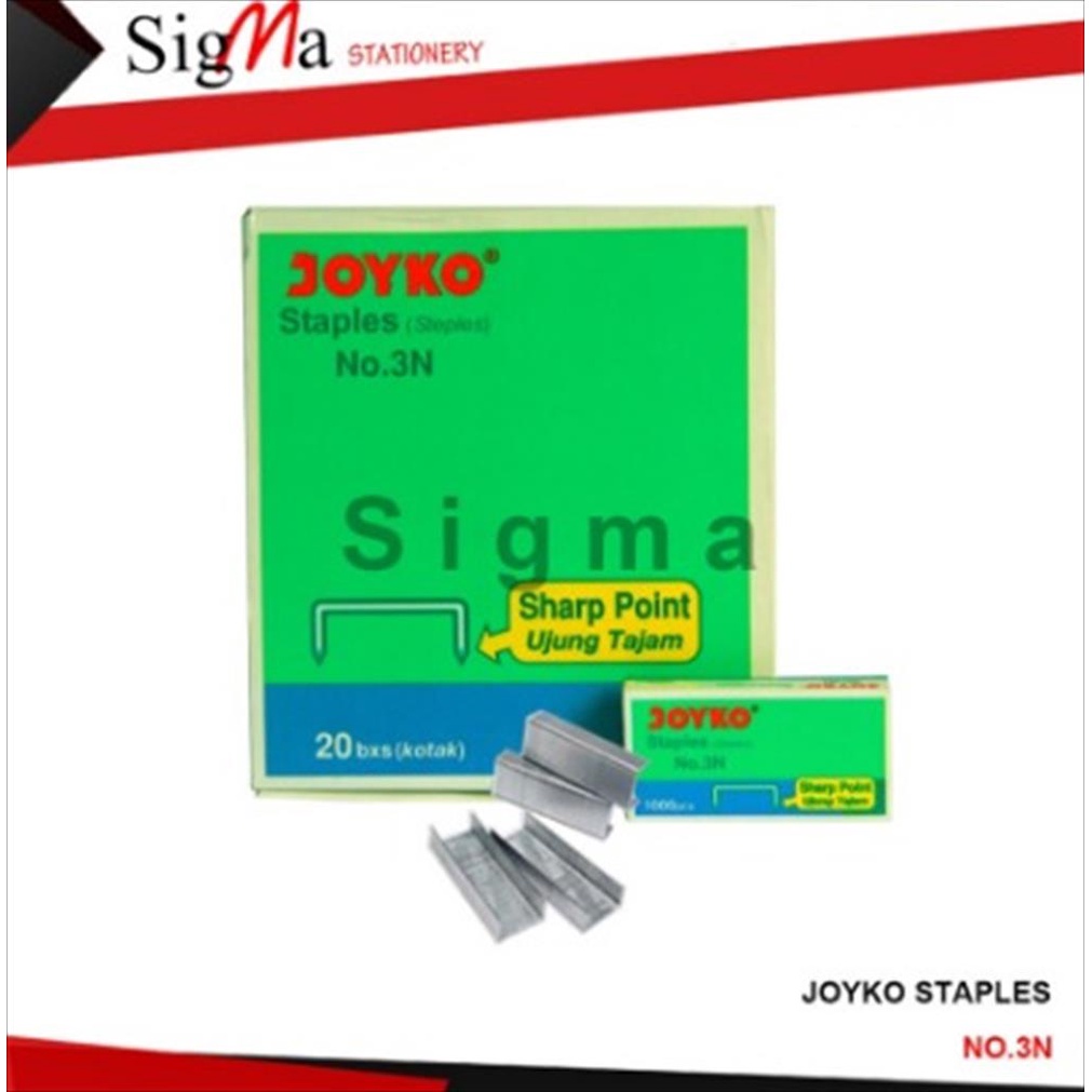 

Isi Staples Besar No 3 - 1 m 24/6 / Isi Staples Max Etona Joyko (dus kecil)